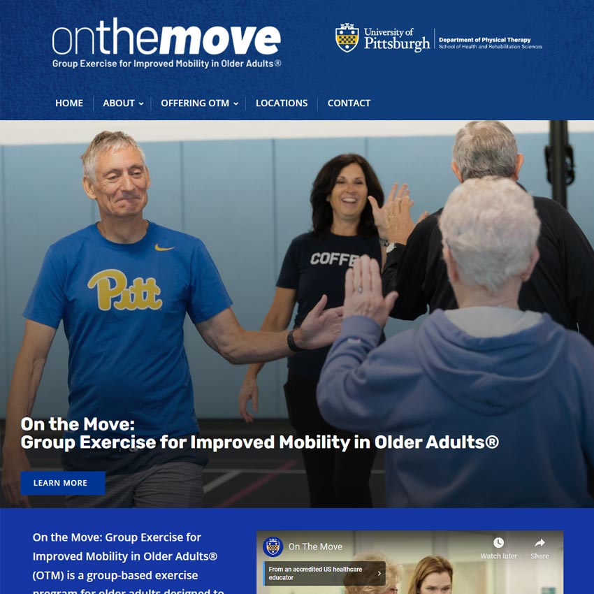 On the Move: Group Exercise for Improved Mobility in Older Adults®